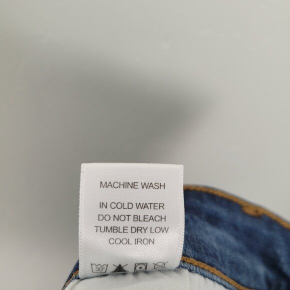 Judy Blue Straight Fit Jeans Stretch Denim Mid Rise Medium Wash Blue Size 31 - Picture 13 of 14